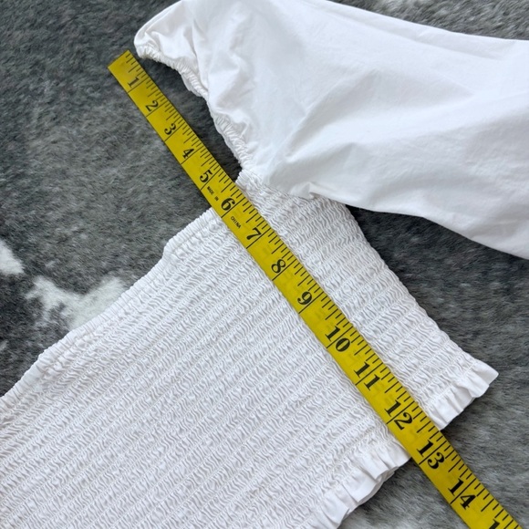 Aritzia Wilfred Inaya Smocked Blouse - Picture 8 of 9